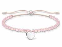 Armband THOMAS SABO "rosa Perlen mit Herz, roségold, A1985-813-9-L20V,