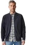 Strickjacke CASAMODA "CASAMODA Strickjacke uni", Herren, Gr. XXL, blau (dunkelblau),