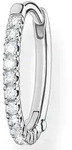 Single-Creole THOMAS SABO "wei&szlig;e Steine gold, wei&szlig;e Steine silber", bunt