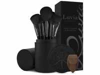 Kosmetikpinsel-Set LUVIA COSMETICS "Prime Vegan Pro Black Edition" Kosmetikpinsel