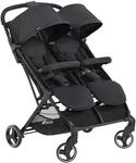 Hauck Zwillingsbuggy "Swift X Duo, black" 30 kg extrem schmal