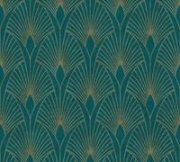 living walls Vliestapete "New Walls 50s Glam Art Deco Optik" Barock gemustert 