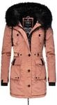 Navahoo Wintermantel "Luluna Prc" edler Parka mit gro&szlig;er Kunstfellkapuze