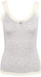 Unterhemd LIKE IT "Damen Top Kim", Damen, Gr. M, N-Gr, bunt (ivory grau),