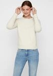 Vero Moda Rundhalspullover "VMDOFFY" in melierter Optik