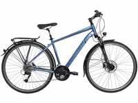 Trekkingrad SIGN Fahrräder Gr. 52 cm, 28 Zoll (71,12 cm), blau Trekkingräder
