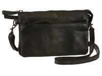 Mini Bag HARBOUR 2ND "Perla" Gr. B/H/T: 19 cm x 12 cm x 8 cm, grau (dark ash) Damen