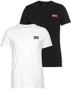 Levis T-Shirt "LE 2PK CREWNECK GRAPHIC" 2 Stk.