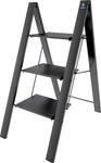 Bischof Colombo Trittleiter "Leonardo 2" 3-stufig, klappbar, rutschfeste Stufen,