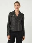 Y.A.S Lederjacke "YASSOPHIE LEATHER JACKET" mit Biker Details