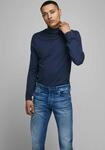 Rollkragenpullover JACK & JONES "JJEEMIL KNIT ROLL NECK NOOS", Herren, Gr. XL, blau