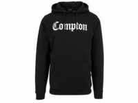 Kapuzensweatshirt MISTERTEE "MisterTee Herren Compton Hoody" Gr. XS, schwarz (black)