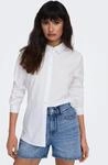 JDY Hemdbluse "JDYMIO L/S SHIRT WVN NOOS" unifarben oder gestreift
