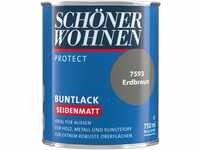 SCHÖNER WOHNEN FARBE Lack "Protect Buntlack", 750 ml, erdbraun, seidenmatt,...