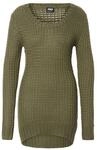 URBAN CLASSICS Rundhalspullover "Urban Classics Damen Ladies Long Wideneck Sweater" 1