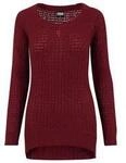 URBAN CLASSICS Rundhalspullover "Urban Classics Damen Ladies Long Wideneck...