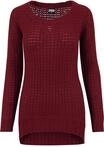 Rundhalspullover URBAN CLASSICS "Urban Classics Damen Ladies Long Wideneck Sweater",