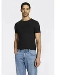 T-Shirt HUGO "HUGO-Round", Herren, Gr. 3XL, schwarz (schwarz001), Single Jersey,