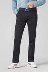Chinos MEYER "Roma", Herren, Gr. 27, Normalgr&ouml;&szlig;en, blau (marine), 98%...