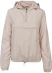 Langmantel URBAN CLASSICS "Urban Classics Damen Ladies Basic Pull Over Jacket",