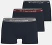 TOM TAILOR Boxershorts "Buffer" 3er Pack, weich, bequem, basic, eng, Logobund,