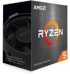 AMD Prozessor "Ryzen 5 5600X", schwarz (silberfarben), B:40mm H:6,1mm T:40mm,