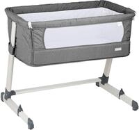 BabyGo Beistellbett "Together, grey" faltbar