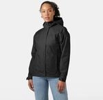Helly Hansen Regenjacke "W SEVEN J JACKET" mit Kapuze mit verstellbarer Kapuze,