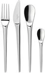 Villeroy & Boch Besteck-Set "Tafelbesteck NewMoon 24er Set silber"