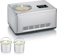 Severin Eismaschine "EZ 7406" 2 l 180 W inkl. zwei gro&szlig;er Eisbeh&auml;lter und
