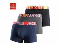 Jack & Jones Boxer "JACCRAZY SOLID", (Packung, 3 St.), mit modisch buntem...