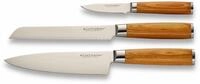ECHTWERK Messer-Set "Damaszener" K&uuml;chenmesser-Set mit Holzgriffen in...