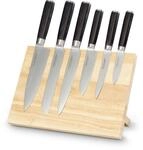 ECHTWERK Messerblock "Damaszener" 7 Stk. mit 6 Damazenermesser, Inkl.