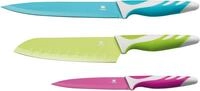 KING Messer-Set mit beschichteten Klingen, 3-teilig
