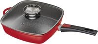KING Bratpfanne Aluminiumguss 1 Stk. tlg. 28 x 28 cm, abnehmbarer Griff, Induktion