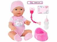 Babypuppe BAYER "Piccolina Love" Puppen rosa Kinder Babypuppen