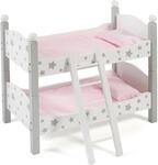 Puppenbett CHIC2000 "Stars Grau", grau (stars grau), Puppenm&ouml;bel, KinderB:28cm