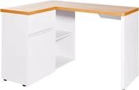 Jahnke Eckschreibtisch "CU-LIBRE 125 E" wechselseitig montierbar