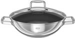 R&Ouml;SLE Wok "MOMENTS &Oslash; 28 cm m. Deckel ProPlex" Edelstahl 18/10 1 tlg. tlg.