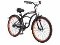 Jugendfahrrad BIKESTAR Fahrräder Gr. 36 cm, 24 Zoll (60,96 cm), schwarz Kinder...