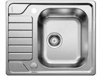 BLANCO Edelstahlspüle "DINAS 45 S Mini" Küchenspülen Gr. beidseitig, grau