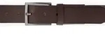 Lederg&uuml;rtel EUREX BY BRAX "Style HERRENG&Uuml;RTEL", Herren, Gr. 90, braun, Leder,