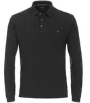 Langarm-Poloshirt CASAMODA "CASAMODA Polo-Shirt Langarm uni", Herren, Gr. XXL,...