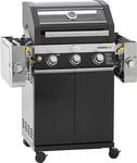 R&Ouml;SLE Gasgrill "BBQ-Station VIDERO, 25520" G3-S Schwarz, 3 Brenner, extra Primezone