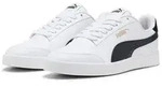 Sneaker PUMA "SHUFFLE", Damen, Gr. 43, puma wei&szlig;, puma schwarz, puma team gold,