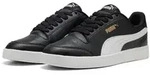 Sneaker PUMA "SHUFFLE", Damen, Gr. 41, puma schwarz, puma wei&szlig;, puma team gold,