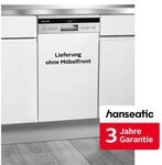 Hanseatic teilintegrierbarer Geschirrsp&uuml;ler "HGTI4582D10J7736ES" 10 Ma&szlig;gedecke