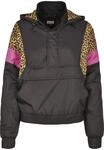 URBAN CLASSICS Langmantel "Urban Classics Damen Ladies AOP Mixed Pull Over...
