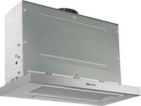 BAUKNECHT Flachschirmhaube "DBAH 65 LM X" 3 Gebl&auml;sestufen und LED-Beleuchtung