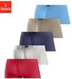 H.I.S Hipster Packung, 5 Stk. knapp sitzende Boxershorts aus Baumwollstretch